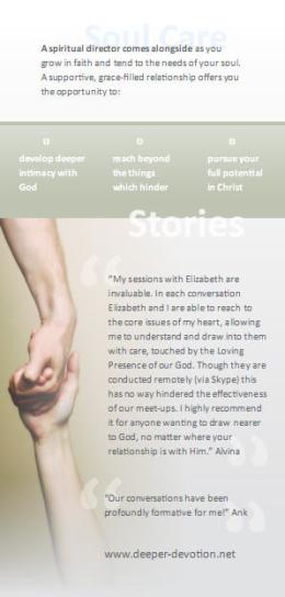 Deeper Devotion brochure fold