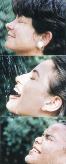 Water on Faces